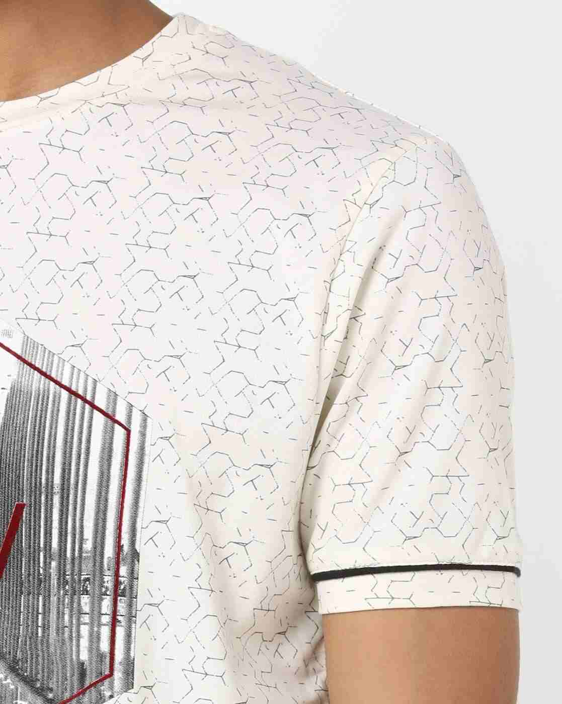 DUKE | Typographic Print Slim Fit Crew-Neck T-shirt|5