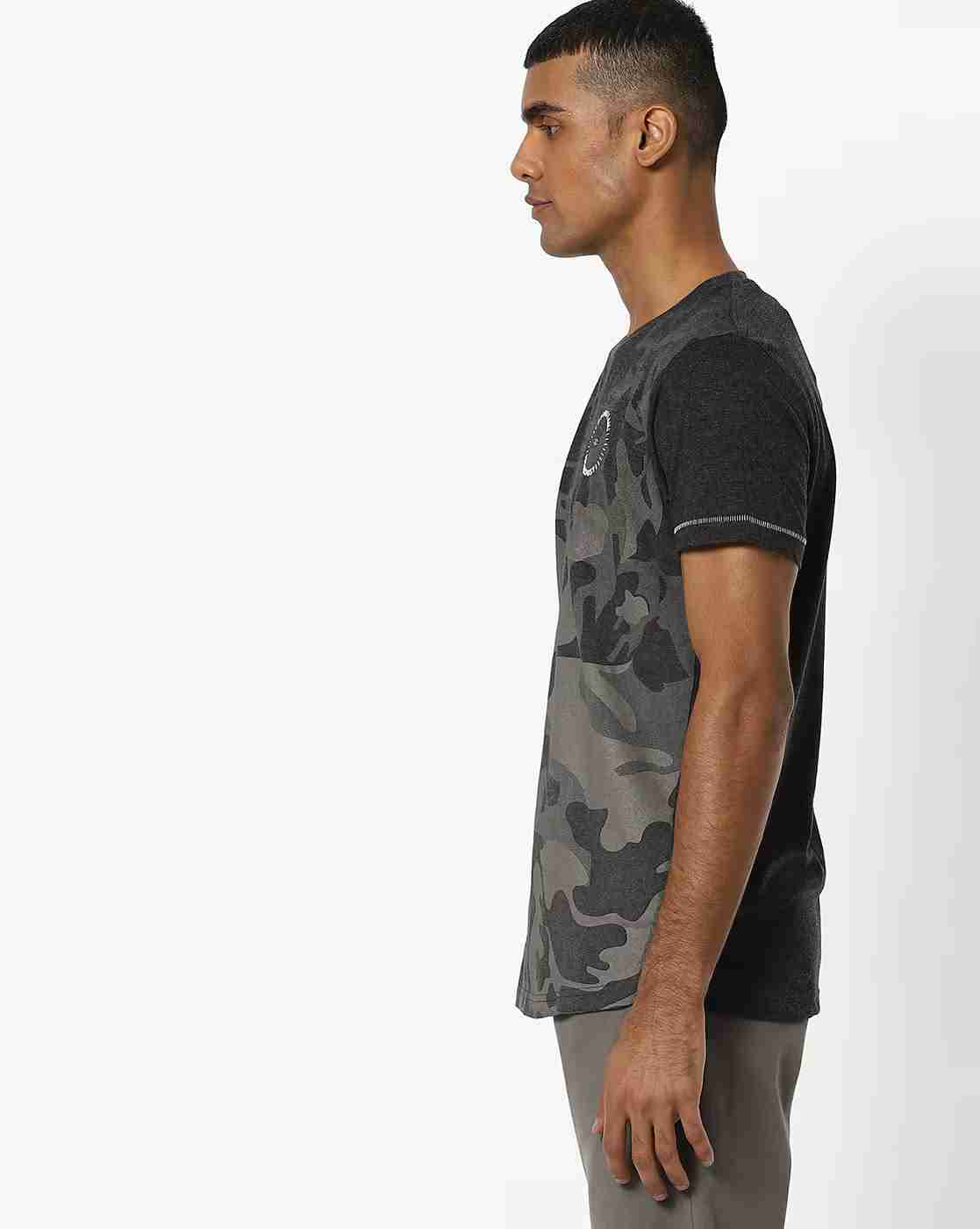 DUKE | Camouflage Print Slim Fit Crew-Neck T-shirt|1
