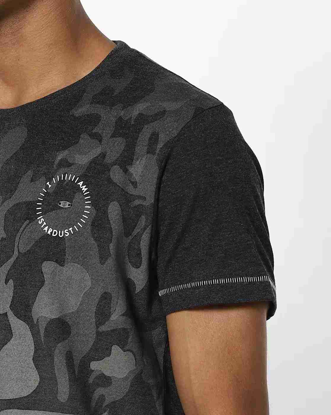 DUKE | Camouflage Print Slim Fit Crew-Neck T-shirt|5
