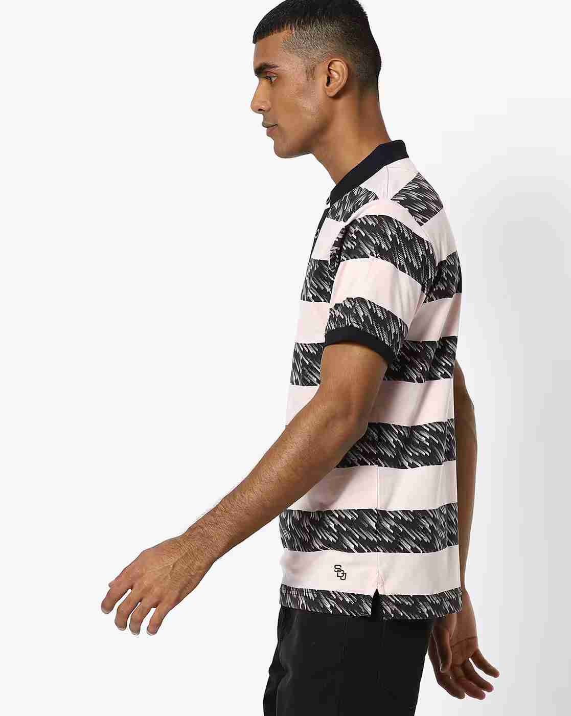 DUKE | Striped Slim Fit Polo T-shirt|1