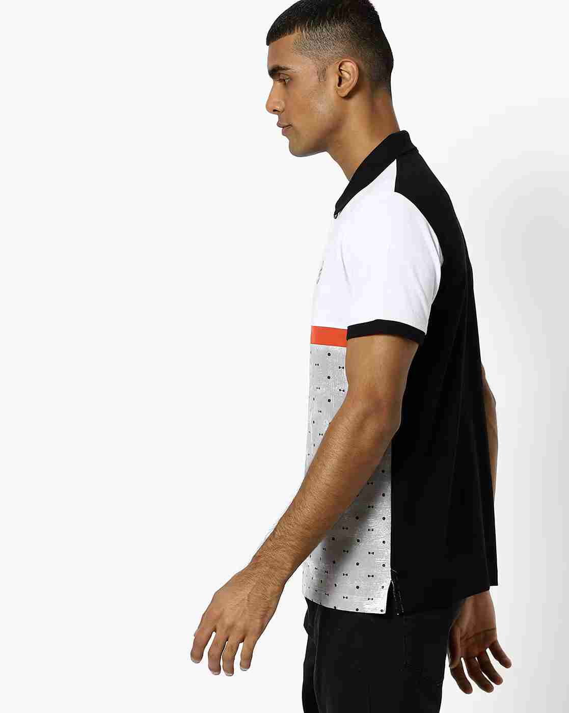 DUKE | Colourblock Slim Fit Polo T-shirt|1