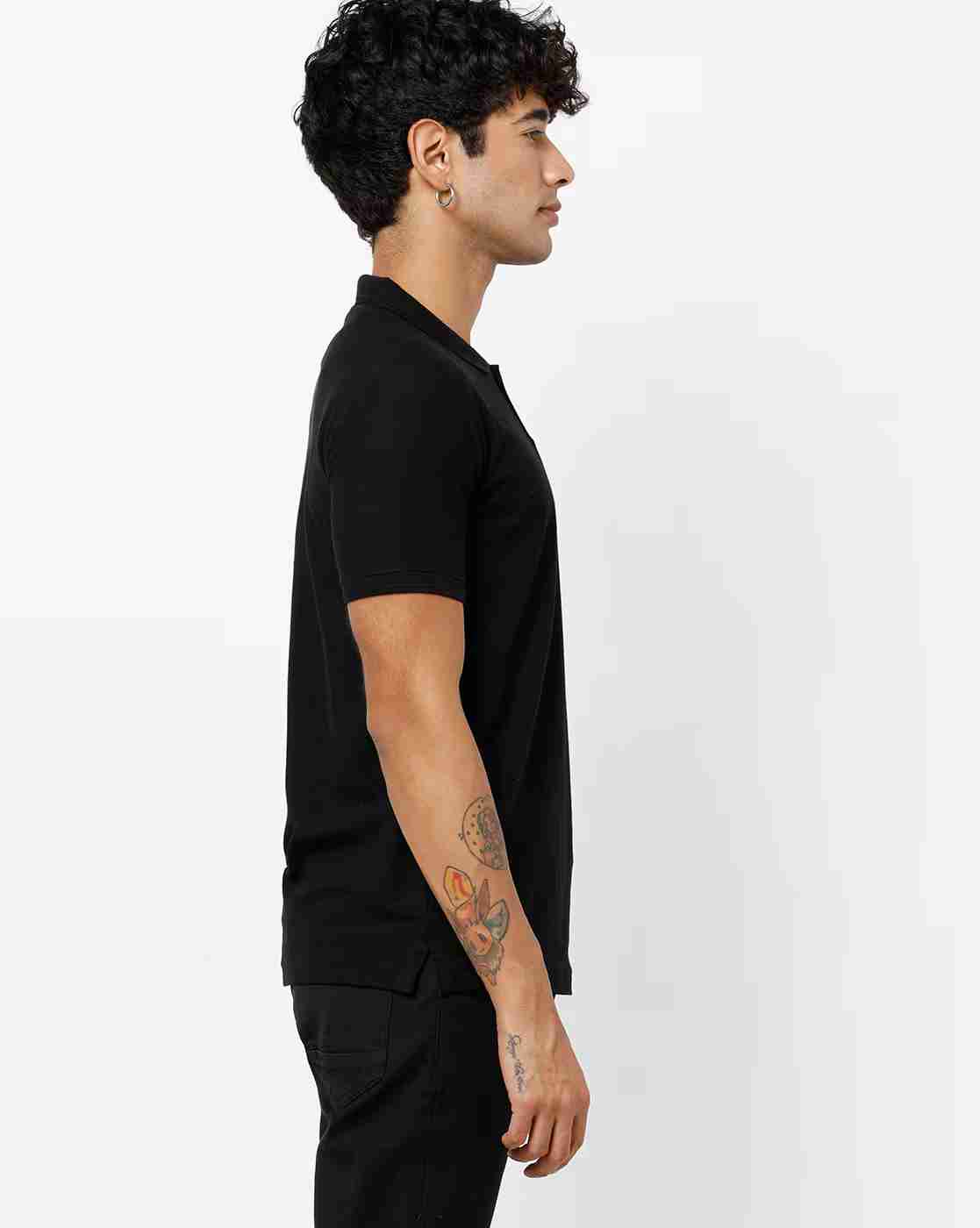 DUKE | Slim Fit Polo T-shirt with Vented Hemline|1