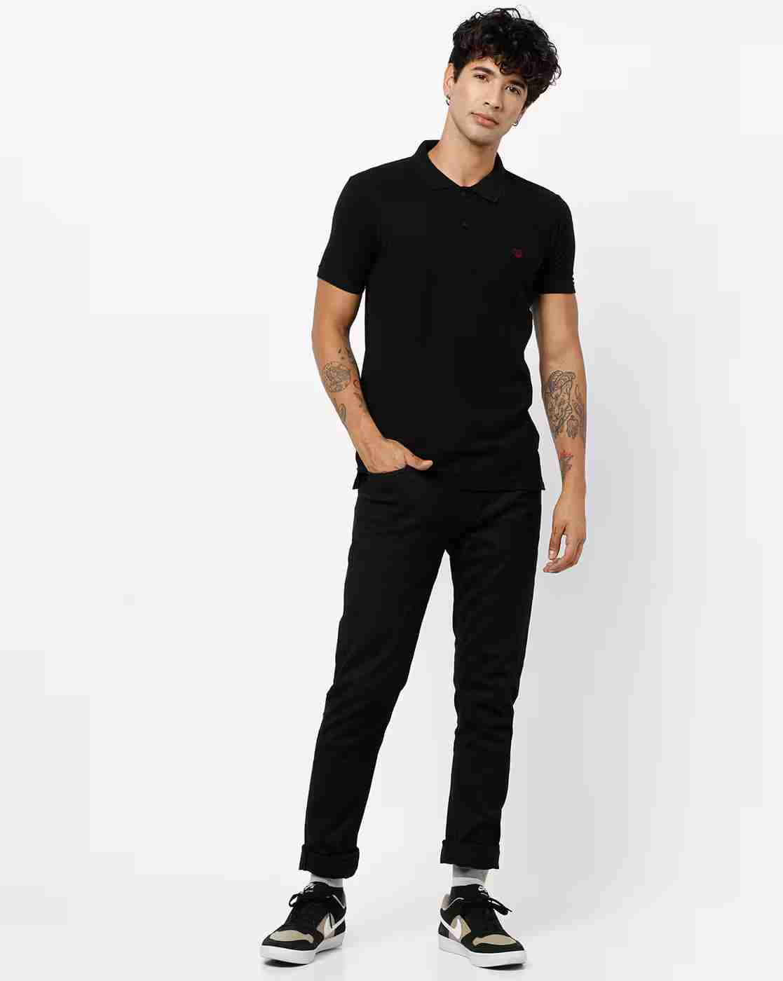 DUKE | Slim Fit Polo T-shirt with Vented Hemline|3