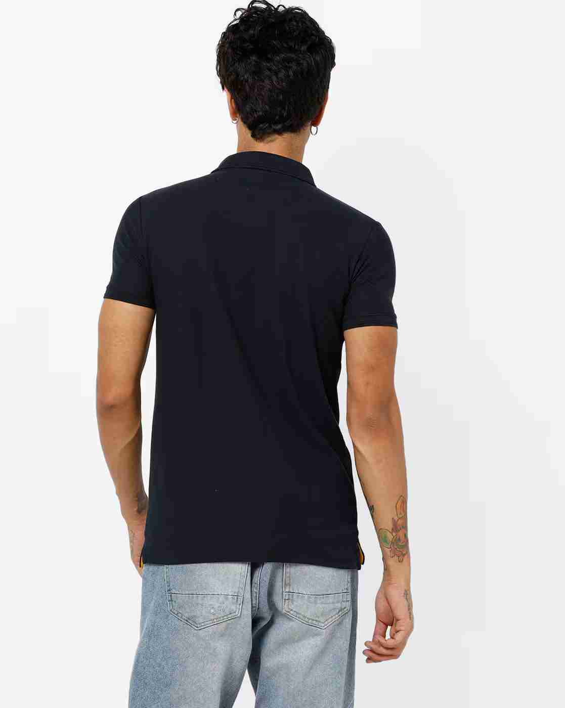 DUKE | Slim Fit Polo T-shirt with Vented Hemline|2