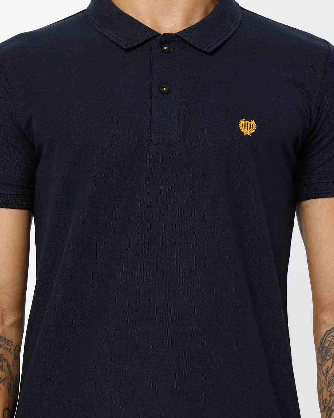 DUKE | Slim Fit Polo T-shirt with Vented Hemline|4
