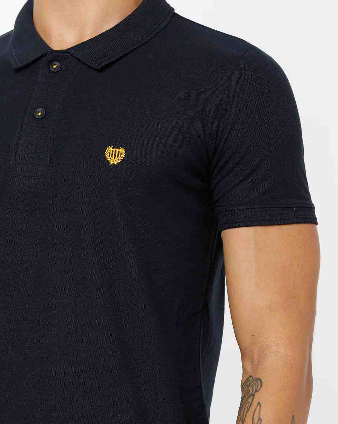DUKE | Slim Fit Polo T-shirt with Vented Hemline|5