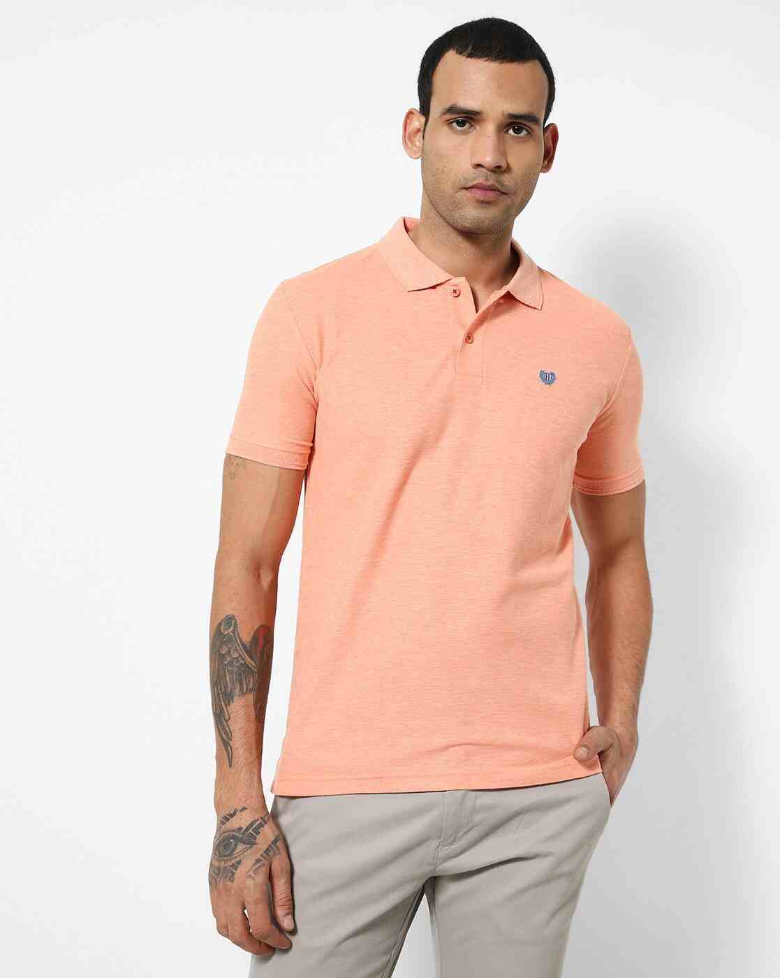 DUKE | Slim Fit Polo T-shirt with Vented Hemline|1