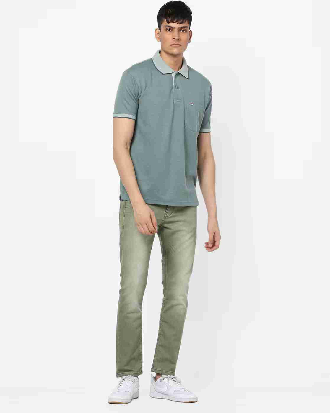 DUKE | Heathered Polo T-shirt with Patch Pocket|3