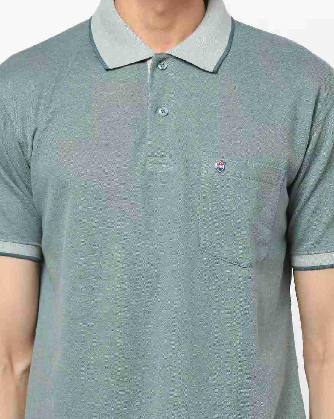 DUKE | Heathered Polo T-shirt with Patch Pocket|4