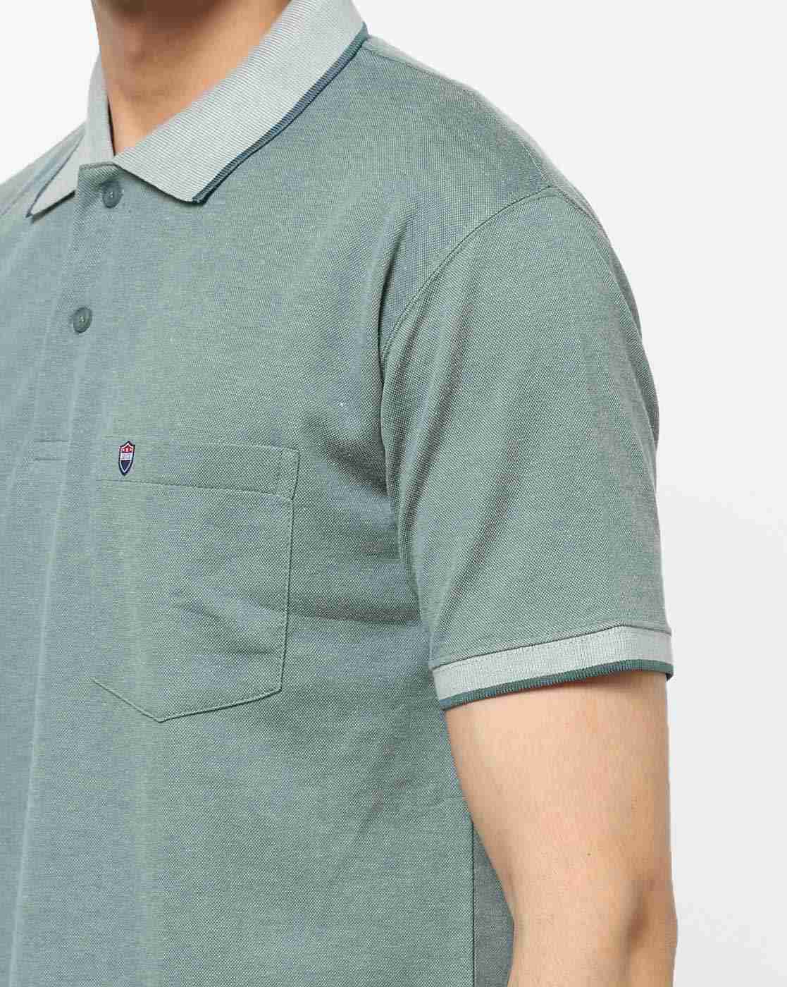 DUKE | Heathered Polo T-shirt with Patch Pocket|5