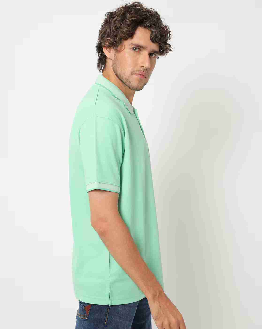 DUKE | Solid Pocket Polo T-shirt|1