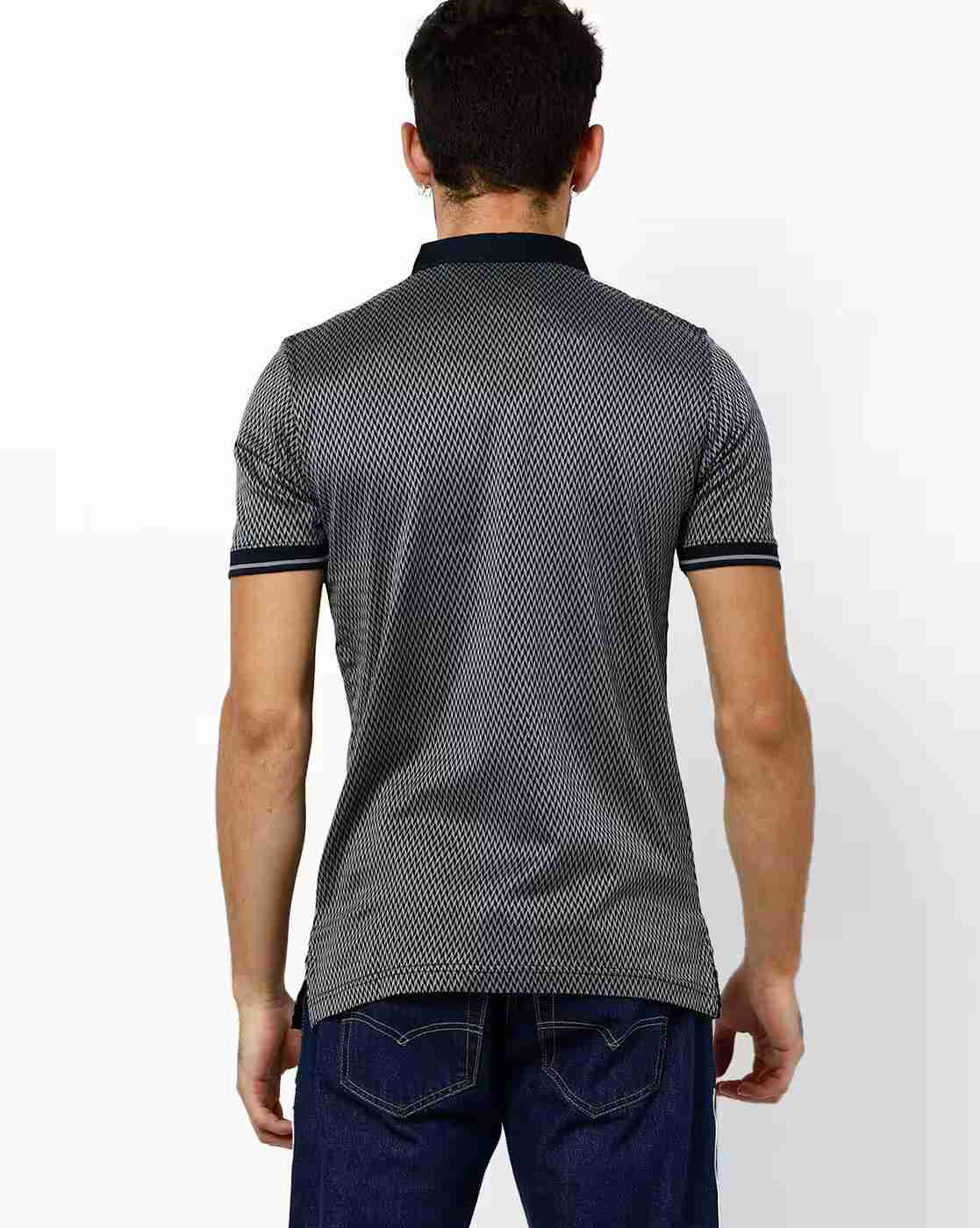 DUKE | Printed Slim Fit Polo T-shirt|2