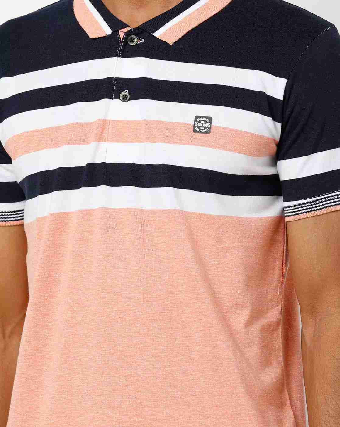 DUKE | Slim Fit Pocket Polo T-shirt with Stripes|2