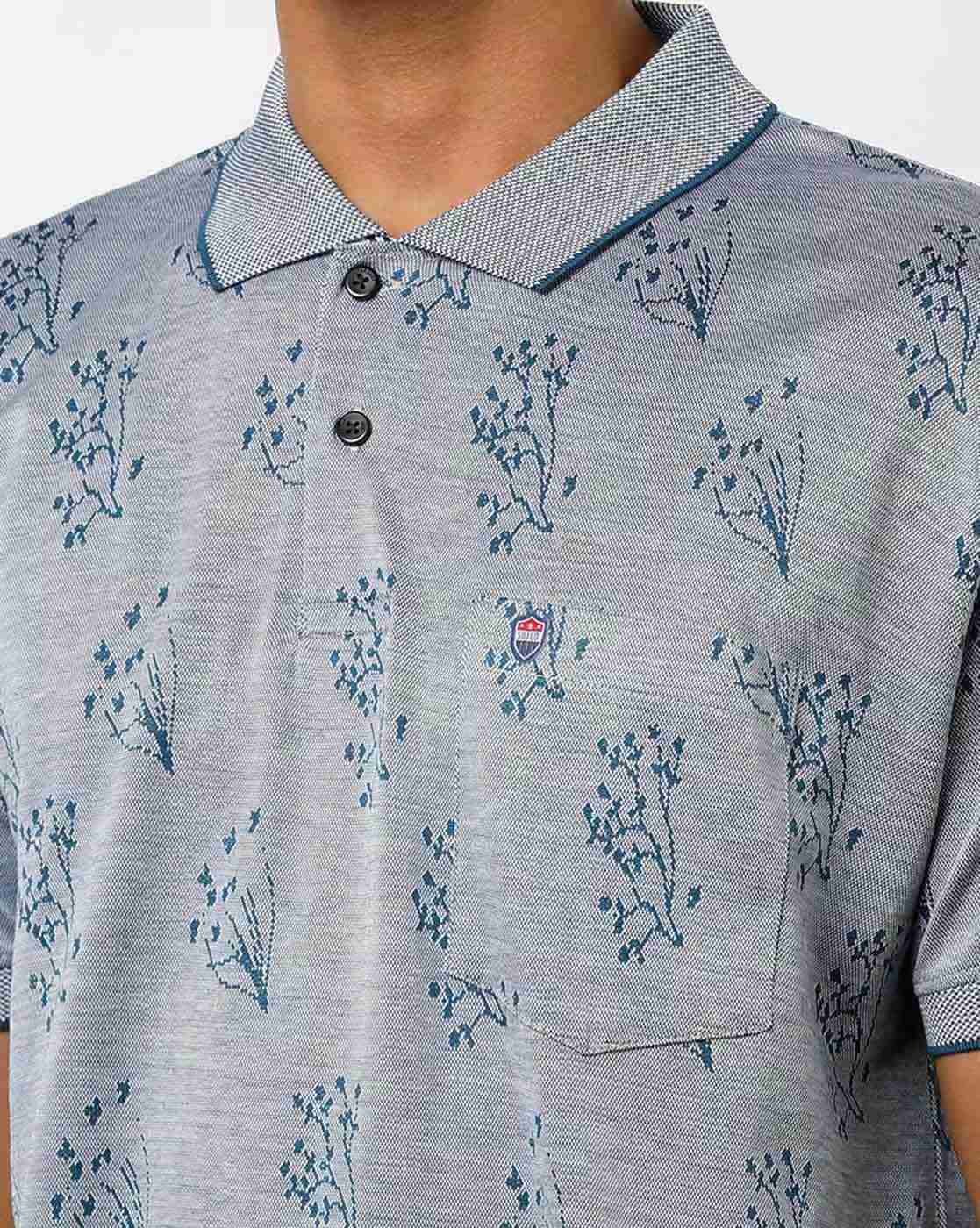 DUKE | Printed Polo T-shirt with Patch Pocket|2