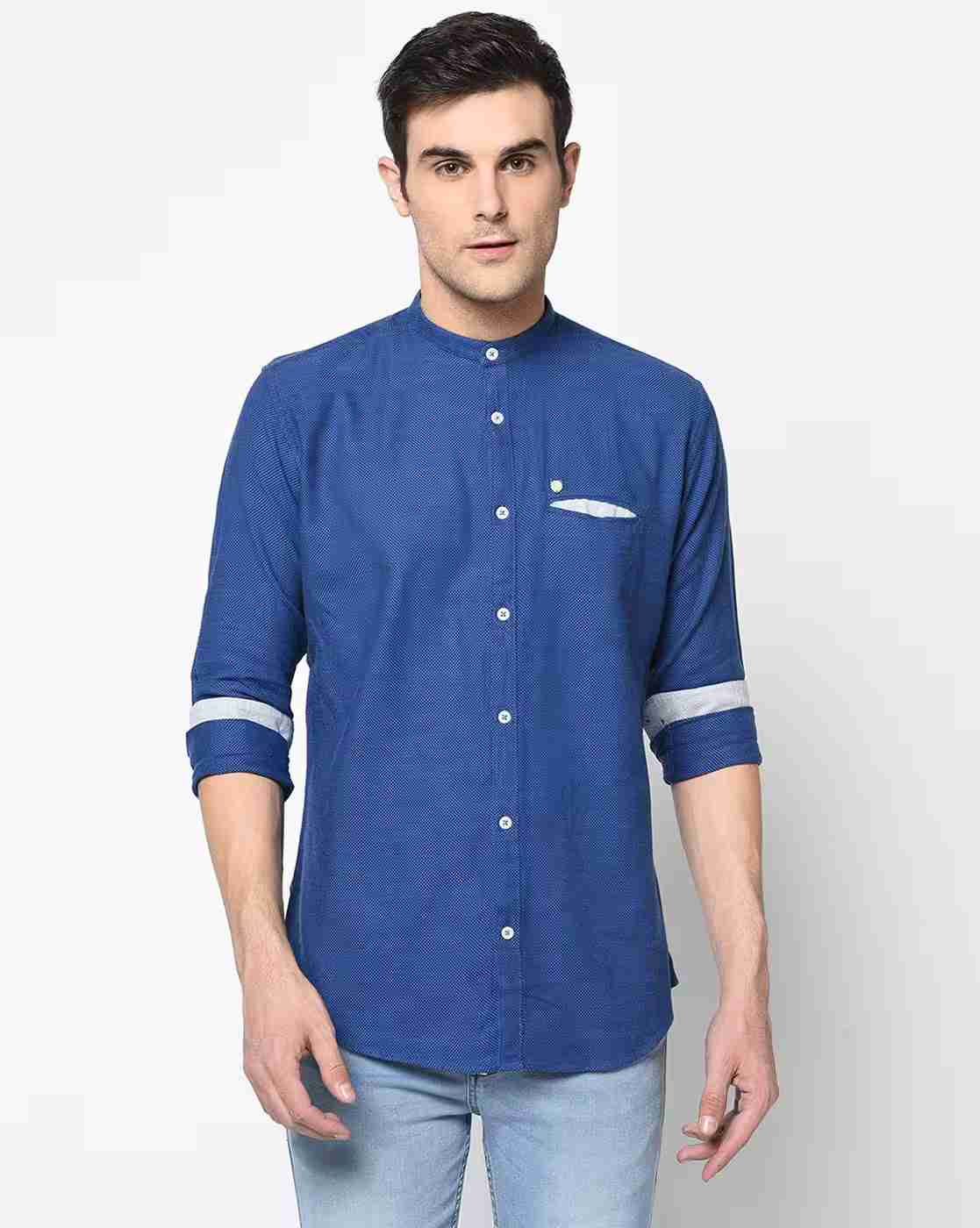 DUKE | Slim Fit Shirt with Welt Pocket|0