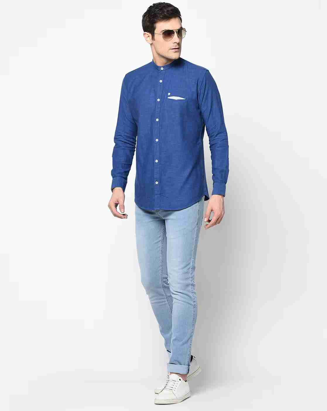 DUKE | Slim Fit Shirt with Welt Pocket|4