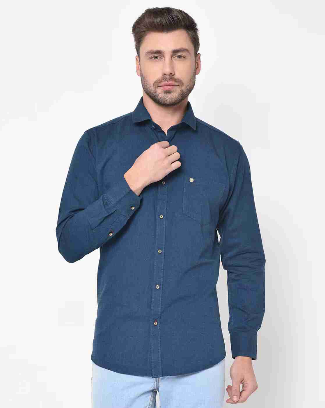 Slim Fit Shirt with Patch Pocket
