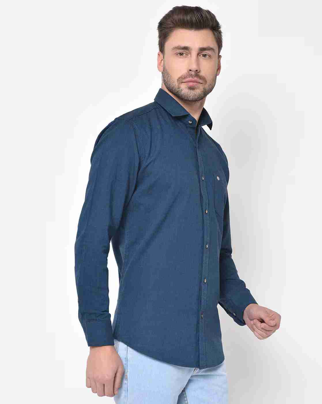 DUKE | Slim Fit Shirt with Patch Pocket|2