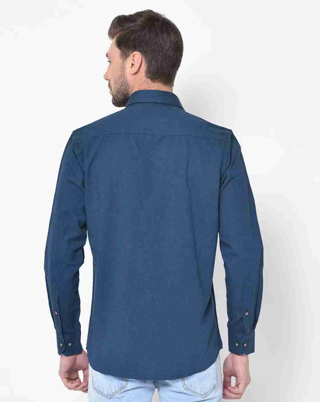 DUKE | Slim Fit Shirt with Patch Pocket|3