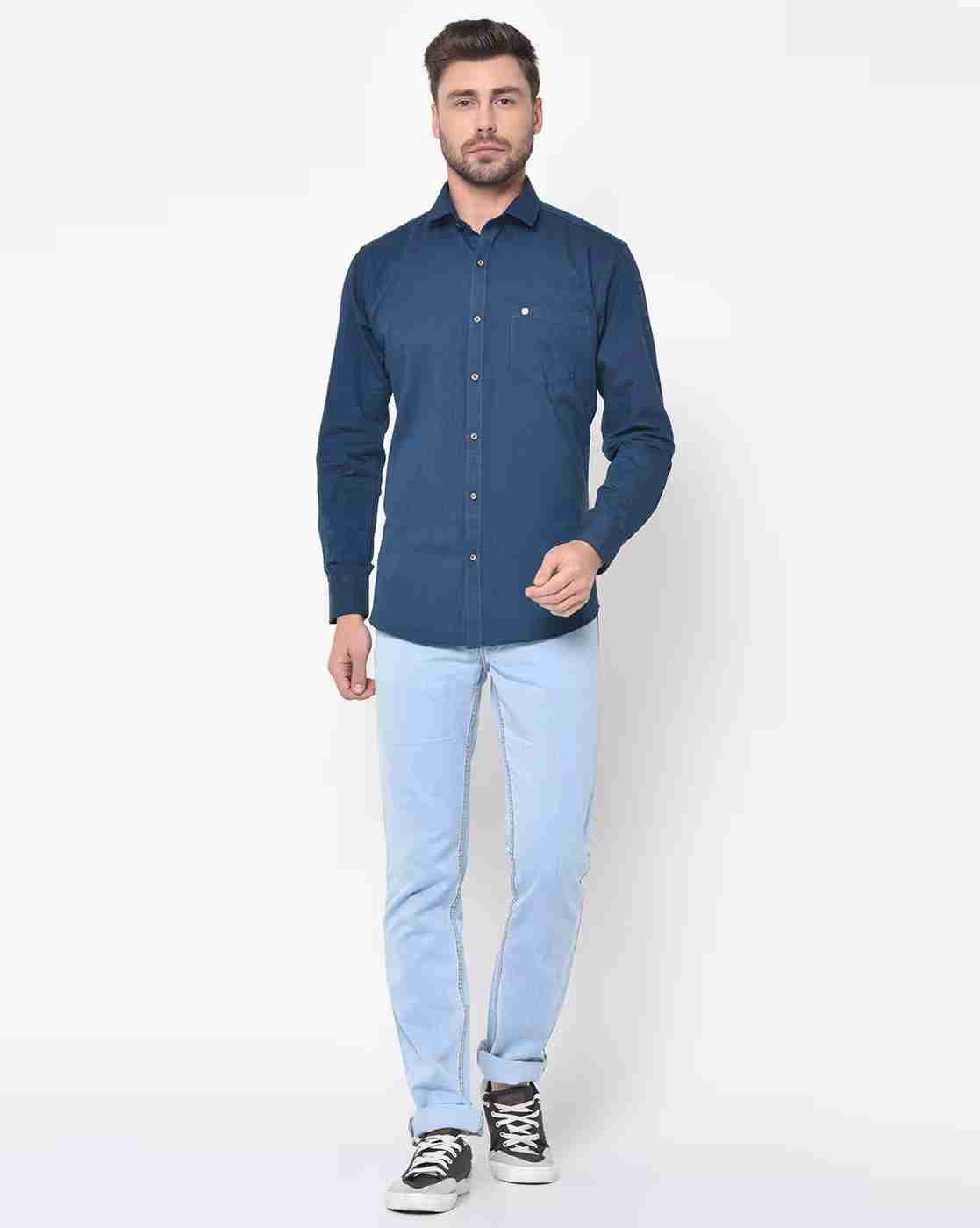 DUKE | Slim Fit Shirt with Patch Pocket|4