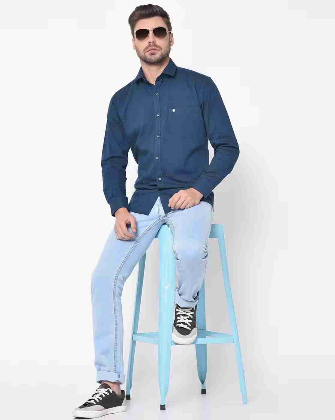 DUKE | Slim Fit Shirt with Patch Pocket|5