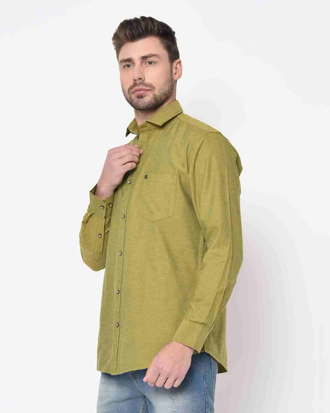 DUKE | Slim Fit Shirt with Patch Pocket|1