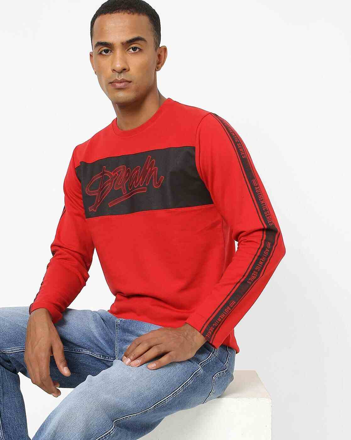 DUKE | Colourblock Crew-Neck T-shirt with Contrast Taping|0