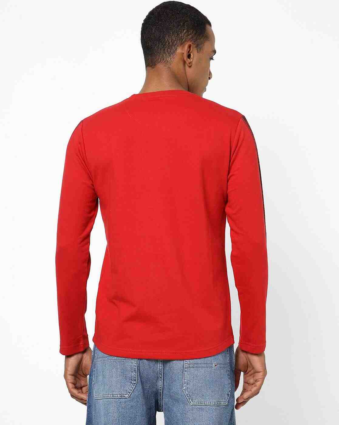 DUKE | Colourblock Crew-Neck T-shirt with Contrast Taping|2