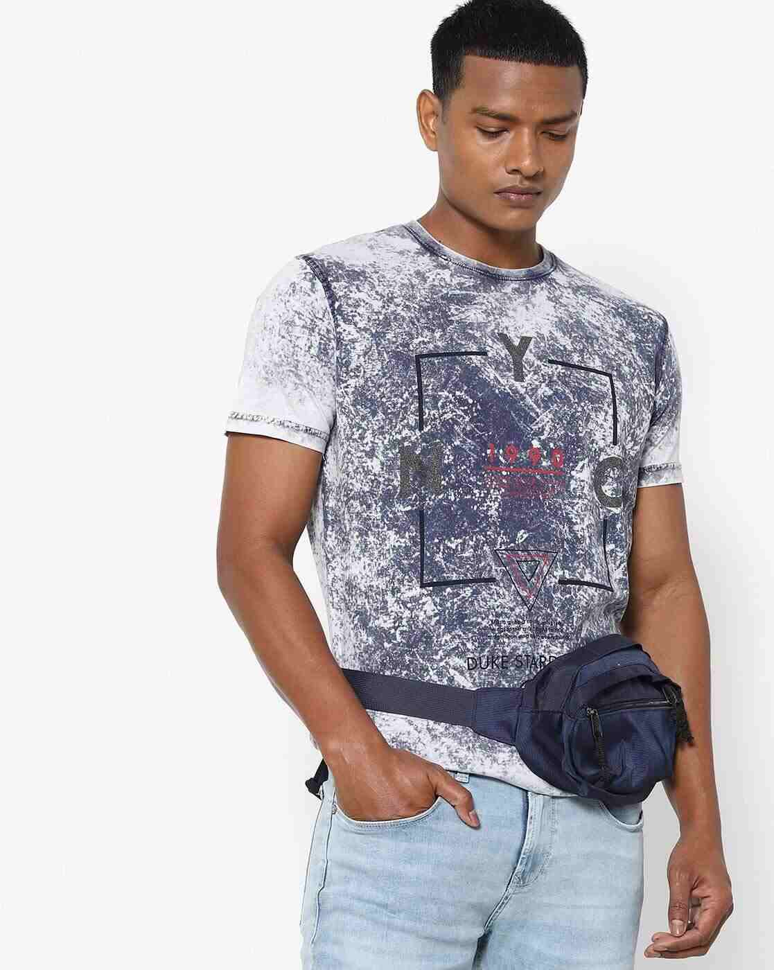 Tie-&-Dye Slim Fit Crew-Neck T-shirt