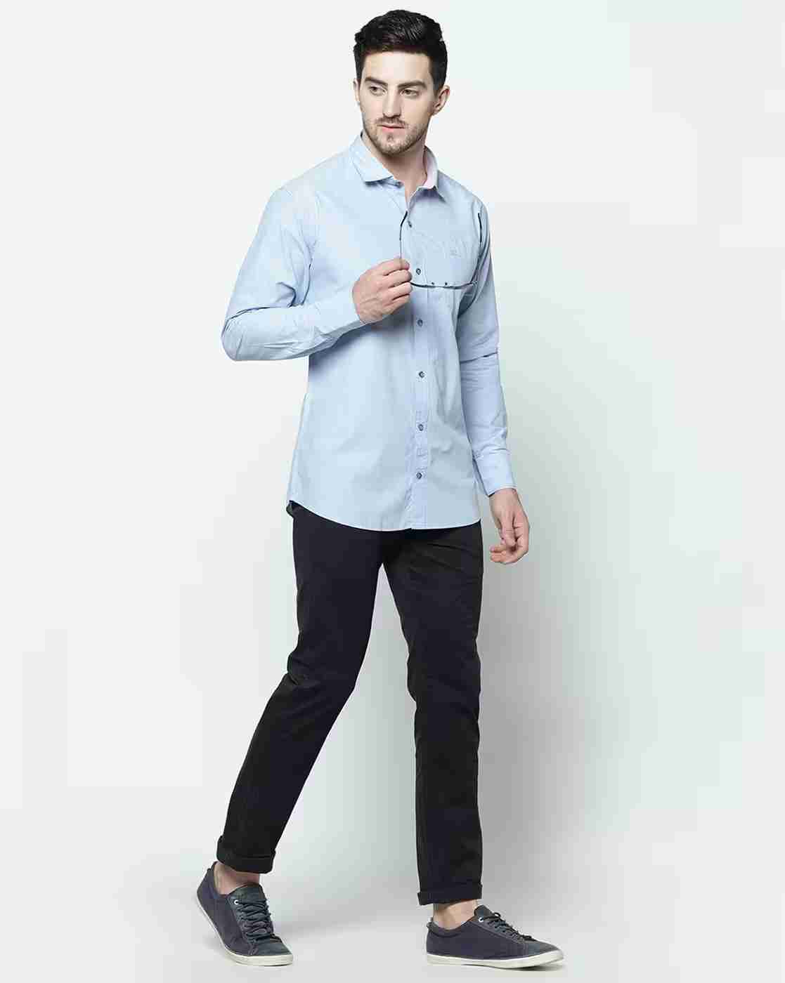 DUKE | Slim Fit Shirt with Patch Pocket|4