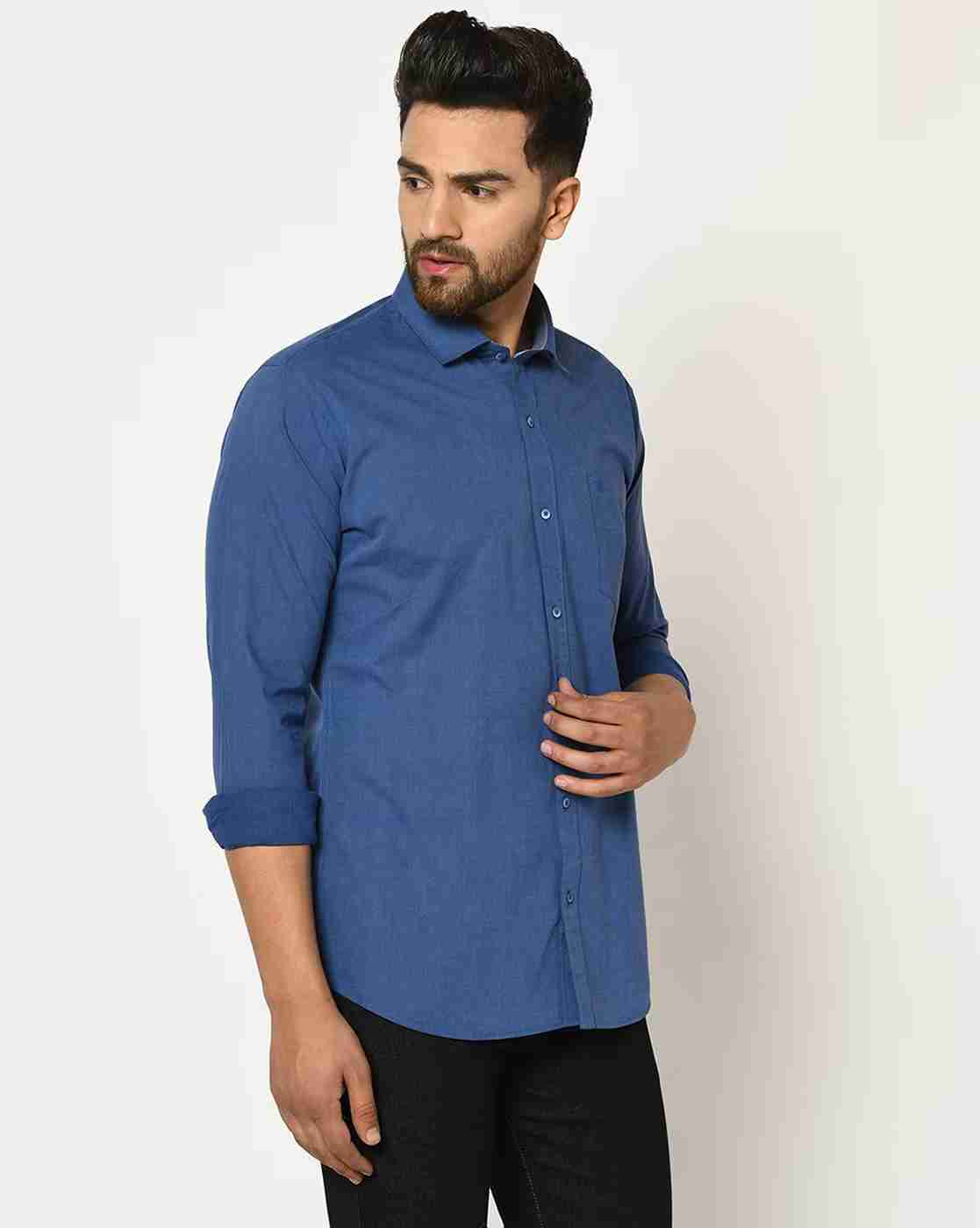 DUKE | Slim Fit Shirt with Patch Pocket|1