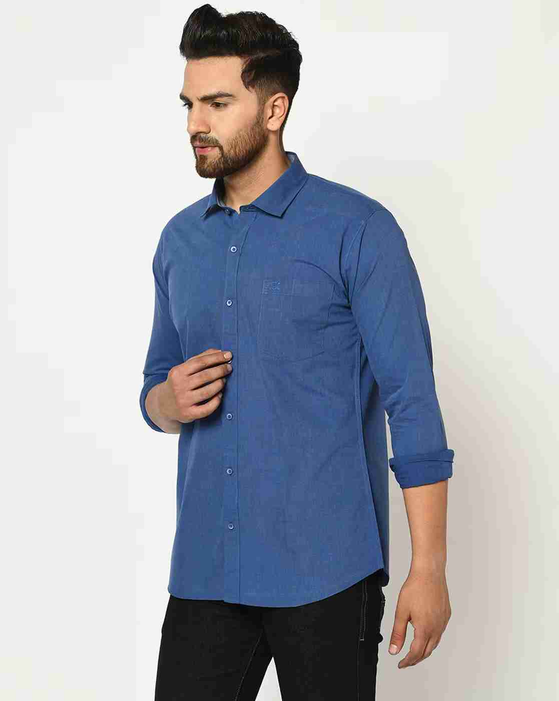 DUKE | Slim Fit Shirt with Patch Pocket|2