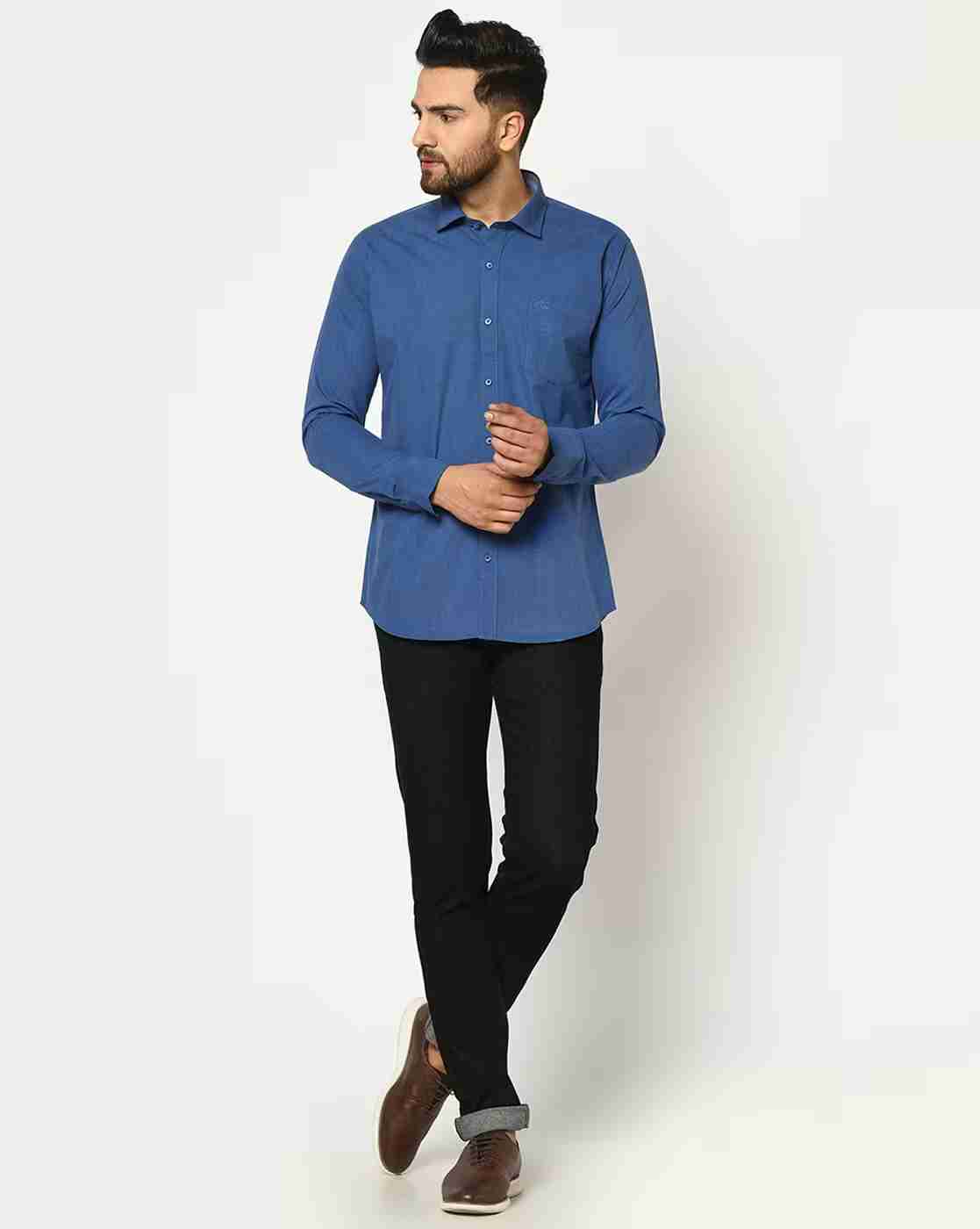 DUKE | Slim Fit Shirt with Patch Pocket|4