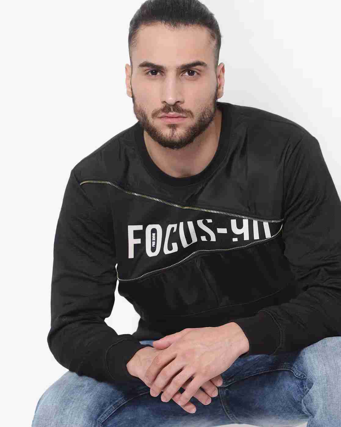 DUKE | Typographic Print Crew-Neck Sweatshirt|0