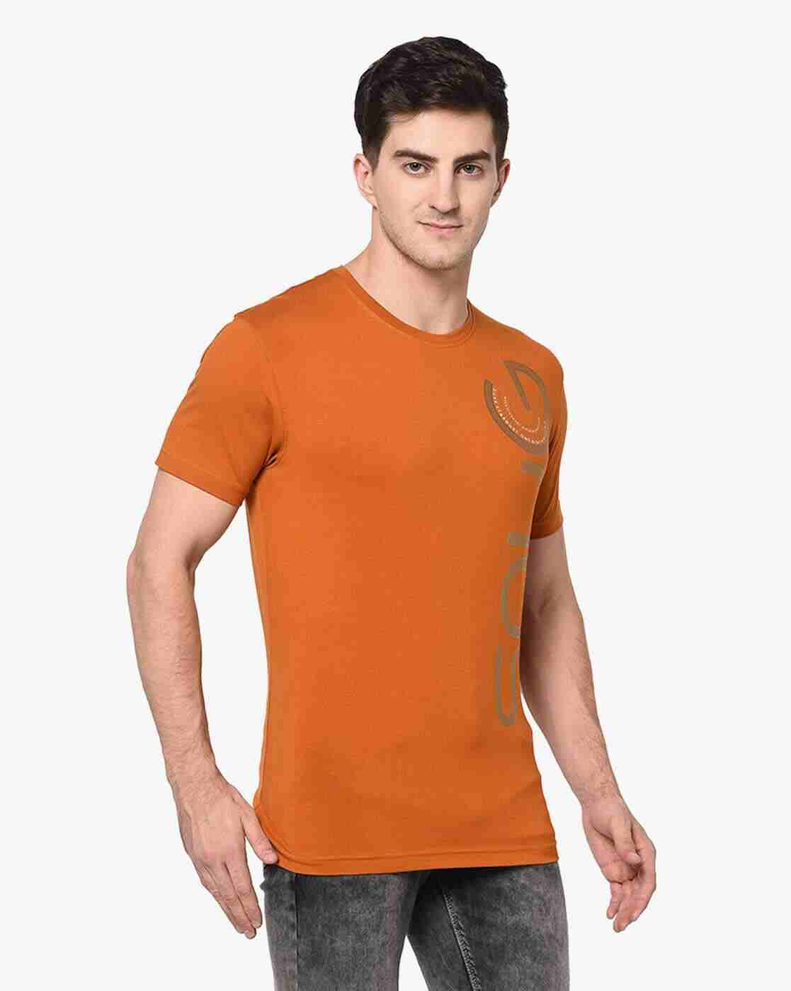 DUKE | Slim Fit Typographic Print Crew-Neck T-shirt|1