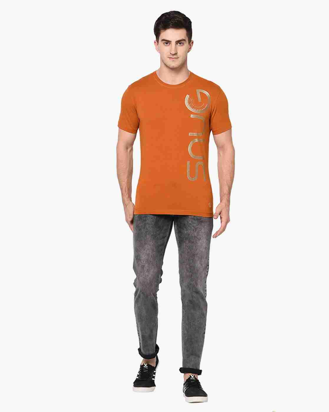 DUKE | Slim Fit Typographic Print Crew-Neck T-shirt|3
