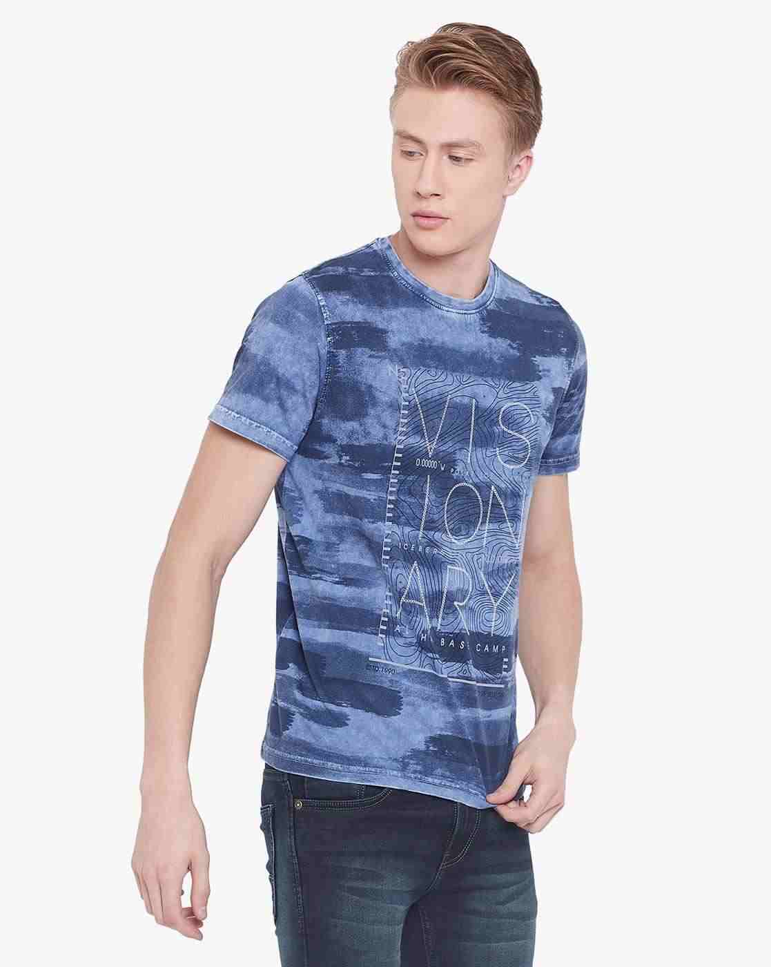 DUKE | Printed Slim Fit Crew-Neck T-shirt|2