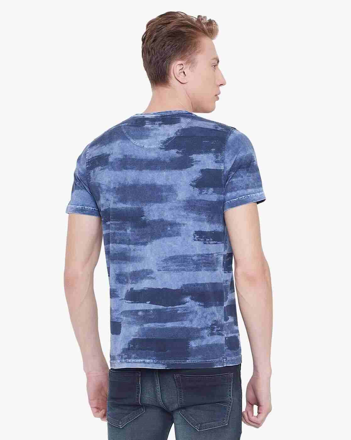 DUKE | Printed Slim Fit Crew-Neck T-shirt|3
