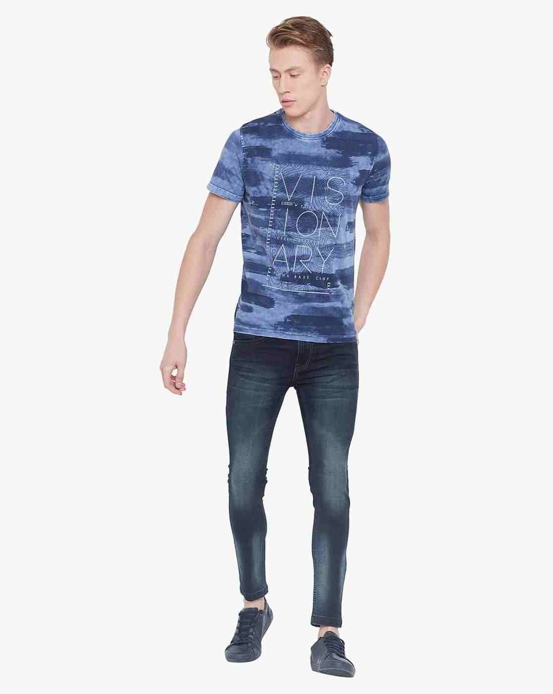 DUKE | Printed Slim Fit Crew-Neck T-shirt|4