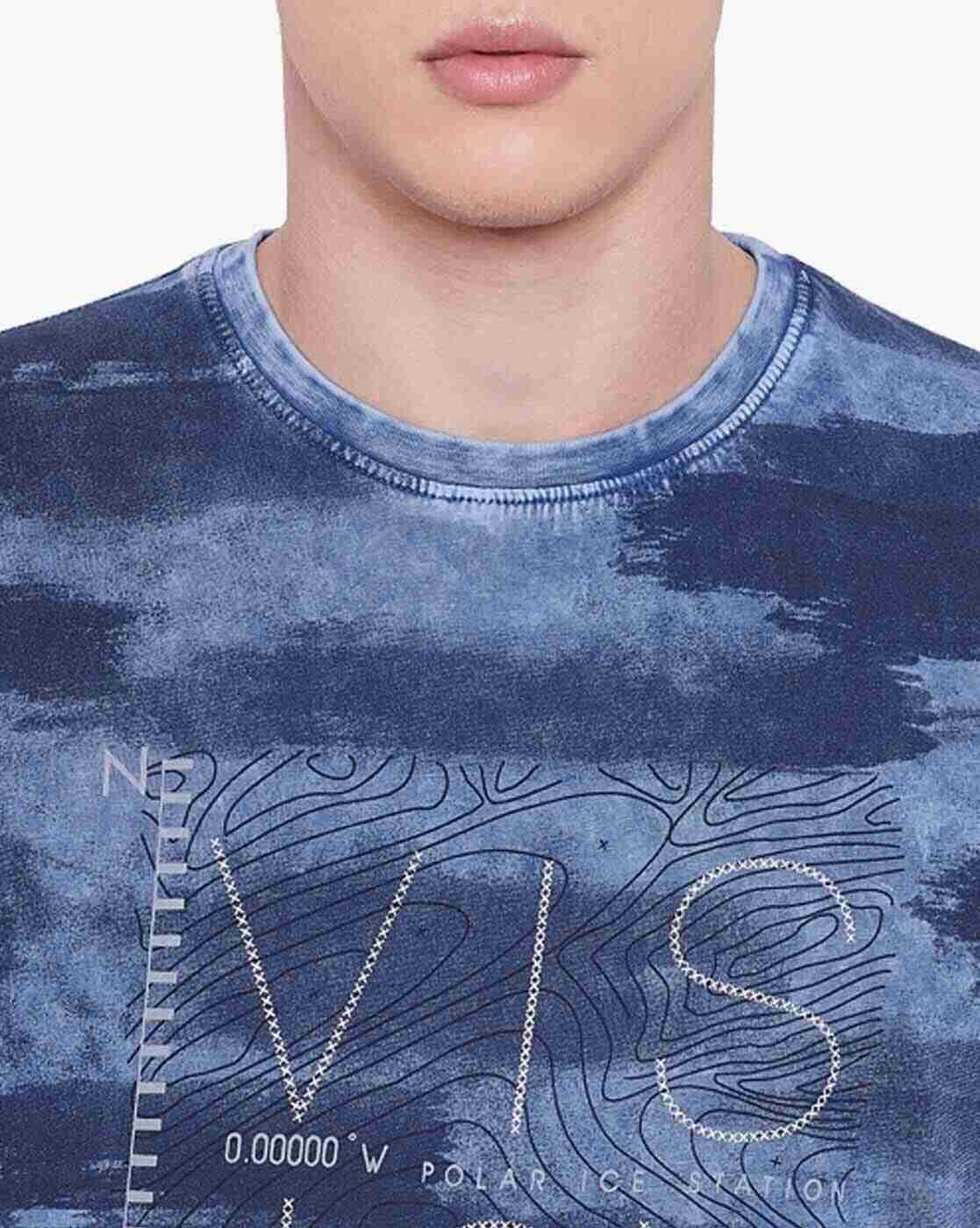 DUKE | Printed Slim Fit Crew-Neck T-shirt|5