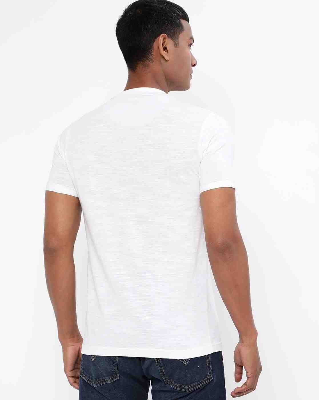 DUKE | Typographic Print Crew-Neck T-shirt|2
