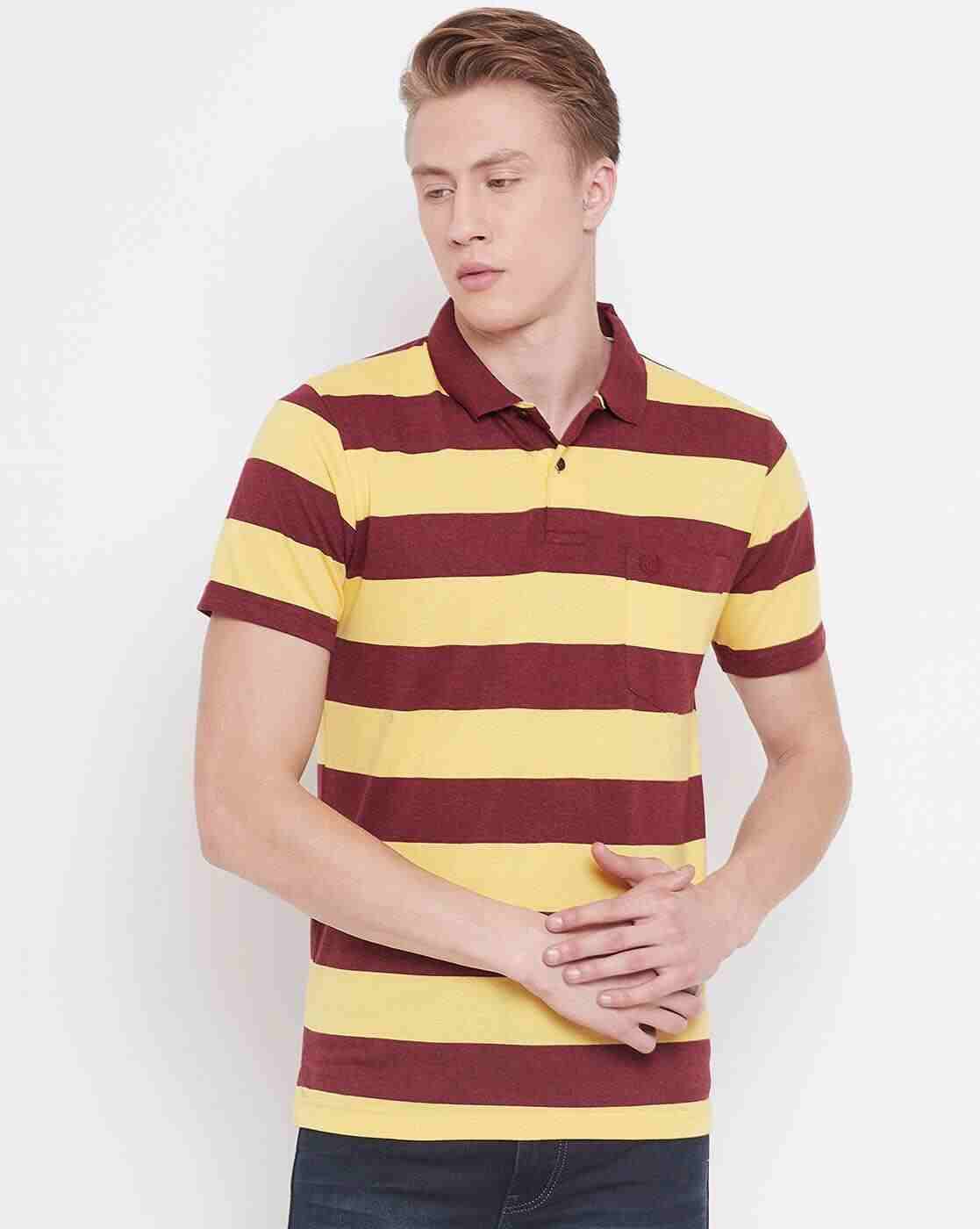 DUKE | Pack of 2 Striped Polo T-shirts|1