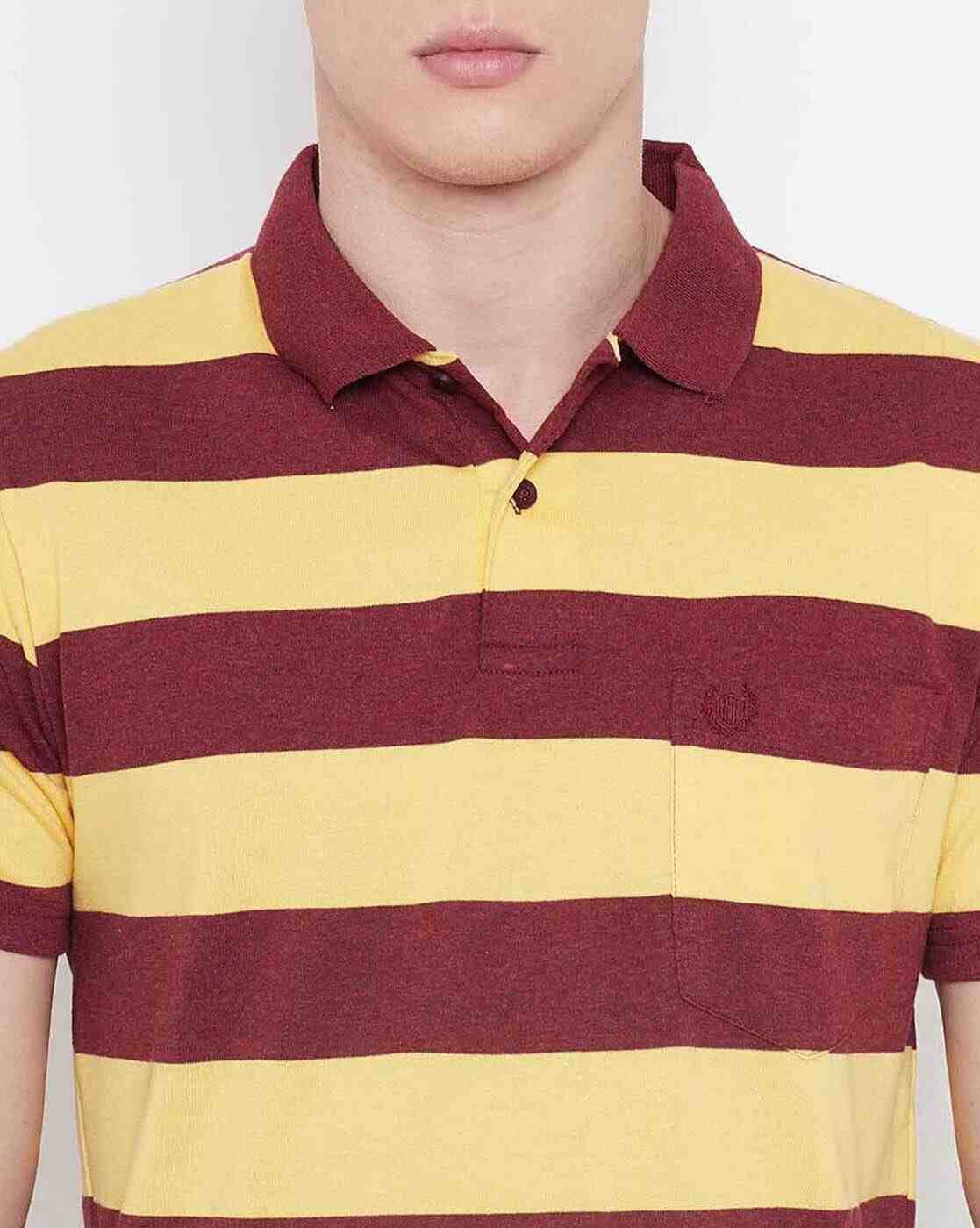 DUKE | Pack of 2 Striped Polo T-shirts|7