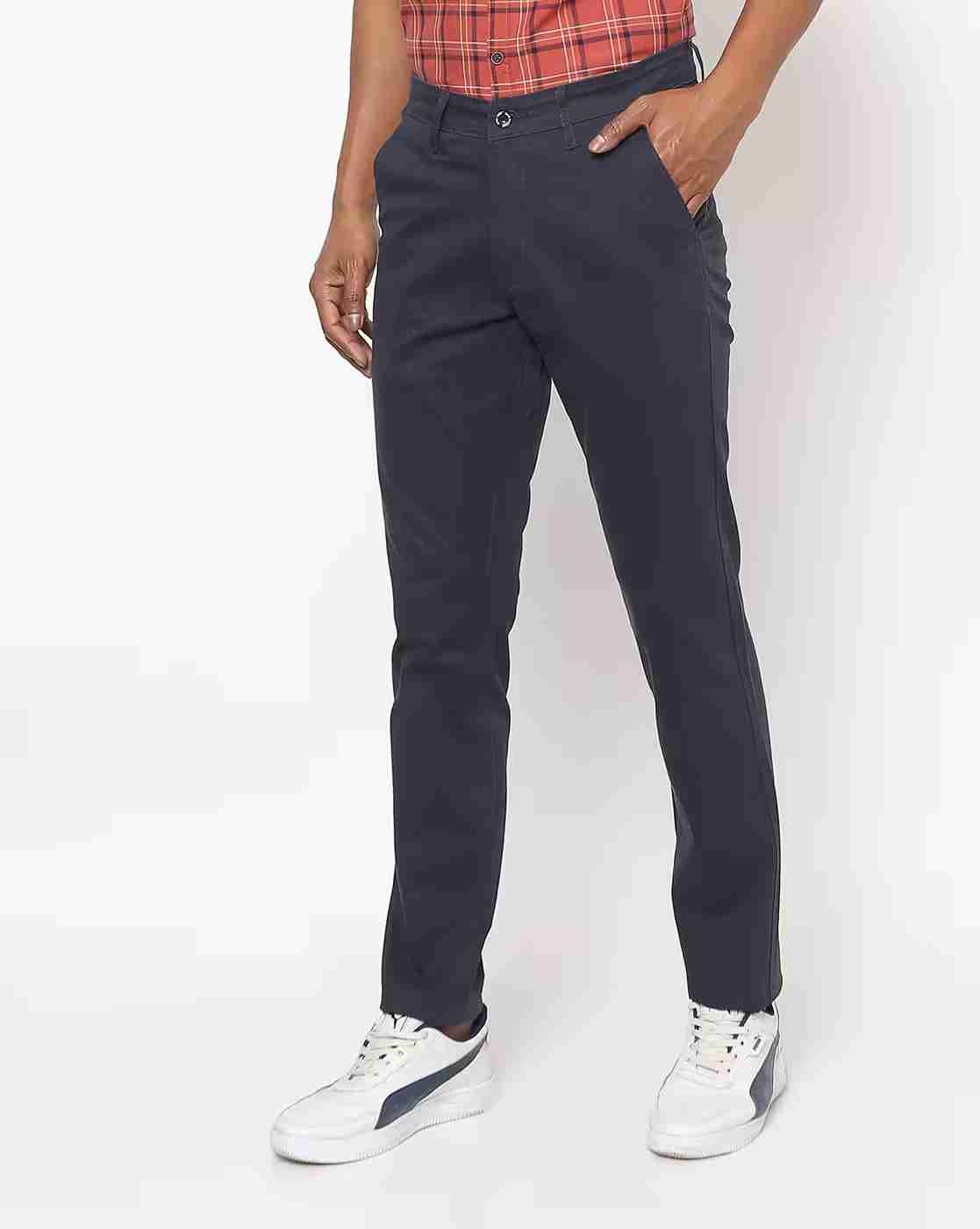 DUKE | Slim Fit Flat-Front Trousers|0