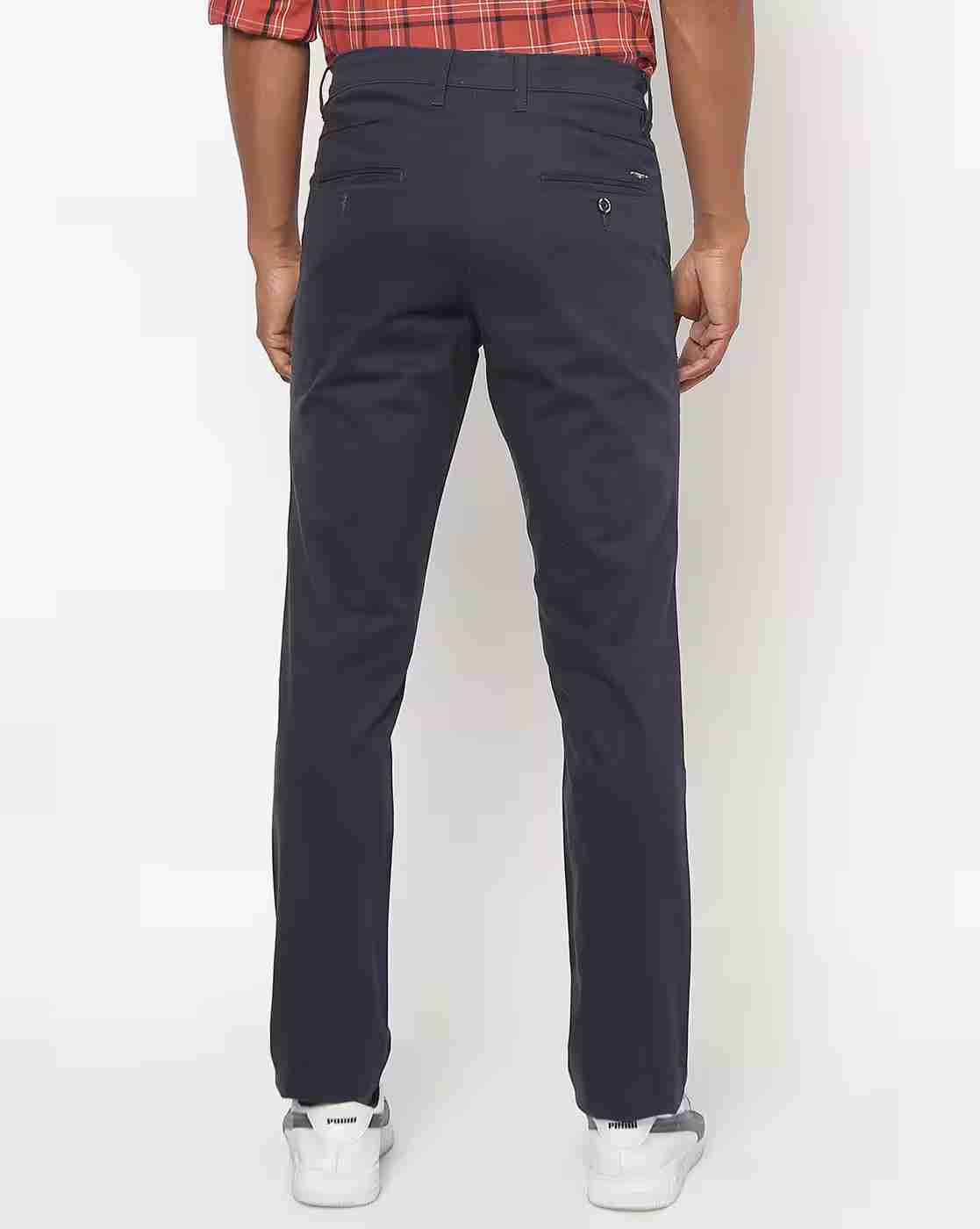 DUKE | Slim Fit Flat-Front Trousers|1