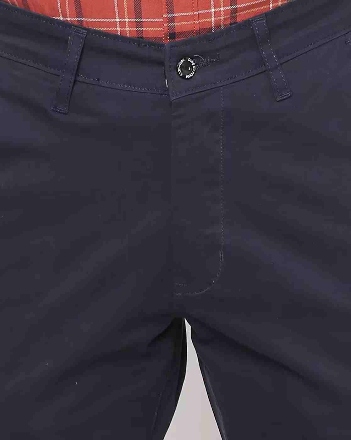 DUKE | Slim Fit Flat-Front Trousers|2