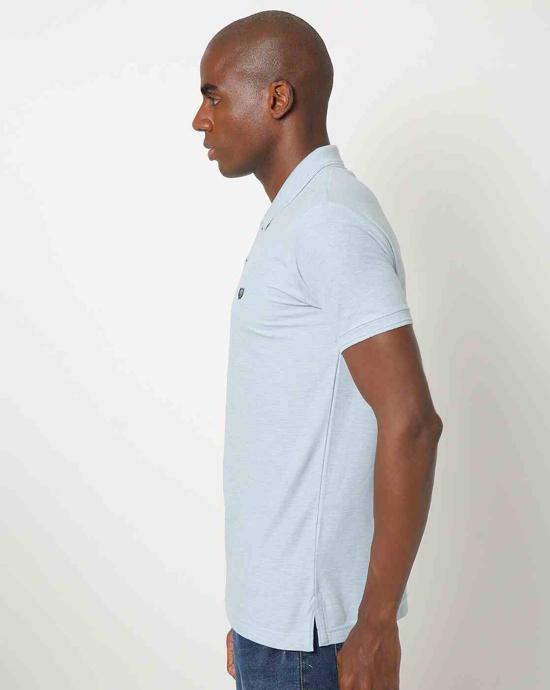 DUKE | Slim Fit Polo T-shirt with Vented Hemline|1