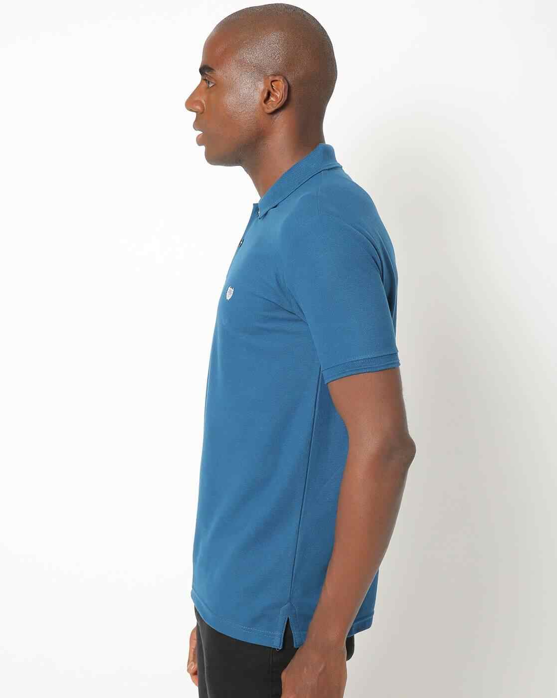DUKE | Slim Fit Polo T-shirt with Vented Hemline|1
