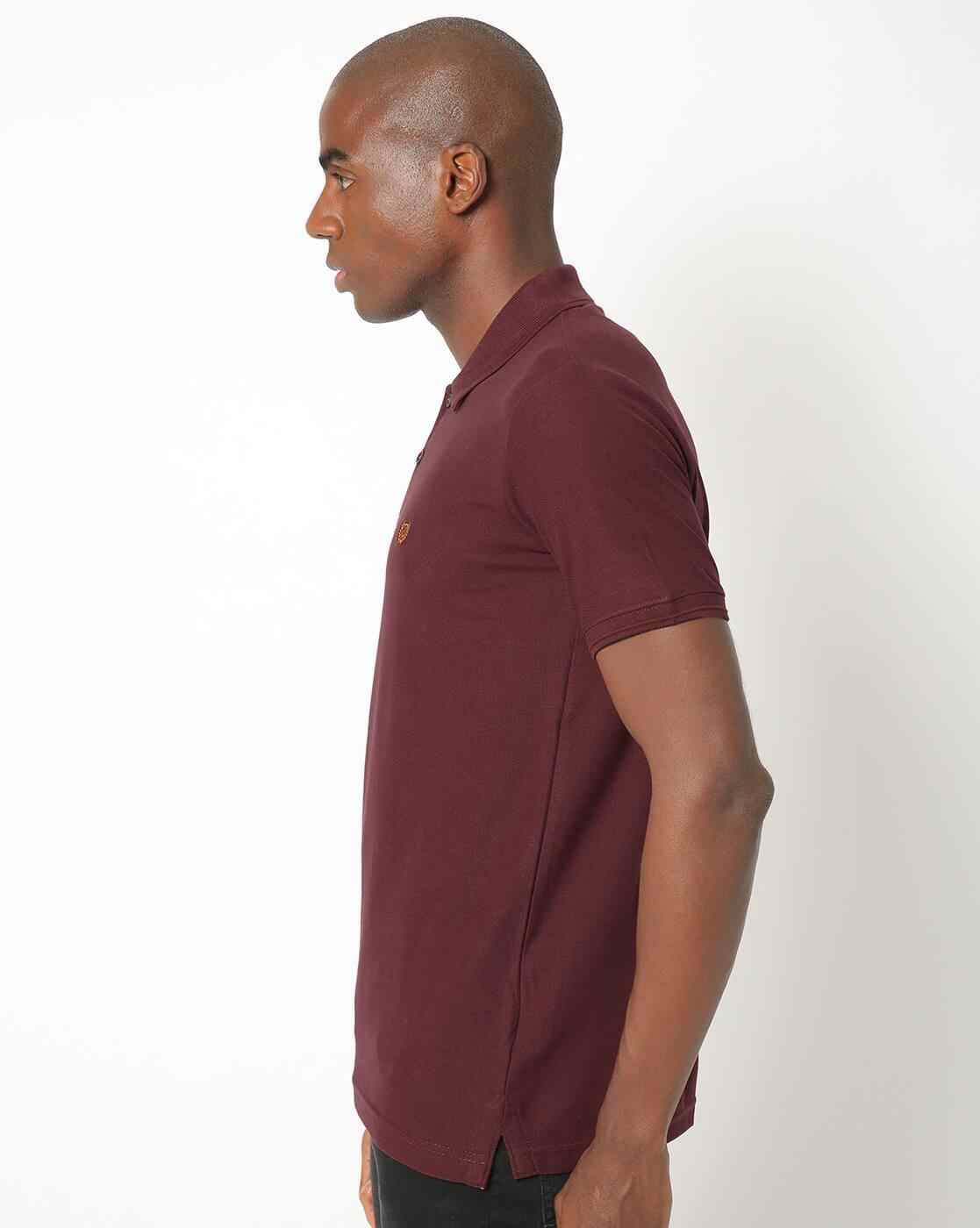 DUKE | Slim Fit Polo T-shirt with Vented Hemline|1