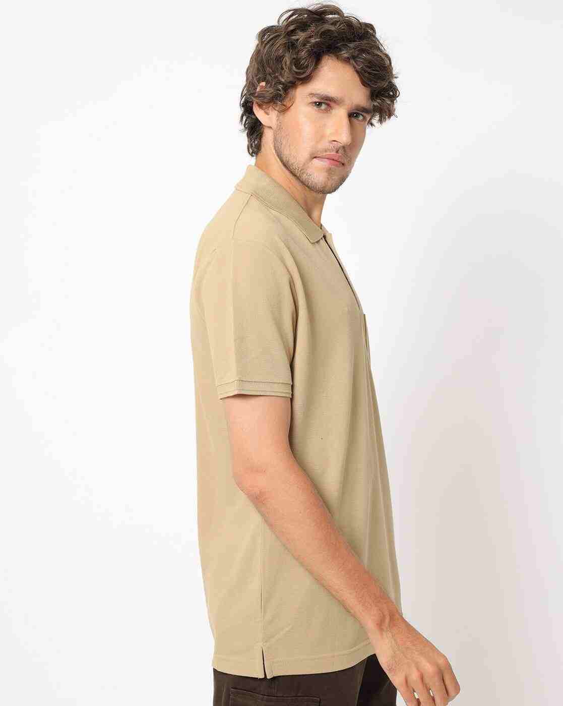 DUKE | Solid Pocket Polo T-shirt|1